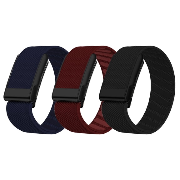 3 Packs Nylon Sport Band Compatible with WHOOP 5.0/MG, One, Peak & Life Breathable Loop Strap, Comfortable Wristband, Quick Dry Replacement Watchband Accessories for Men Women, NOT for WHOOP 4.0
