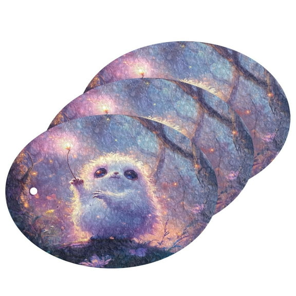 3 Packs Of Wood Pulp Cotton Dishwashing Sponge 3.54x2.56 Inch Dishwashing Sponge Household Cleaning Sponge Kitchen Utensils Clean Use Magic Elf