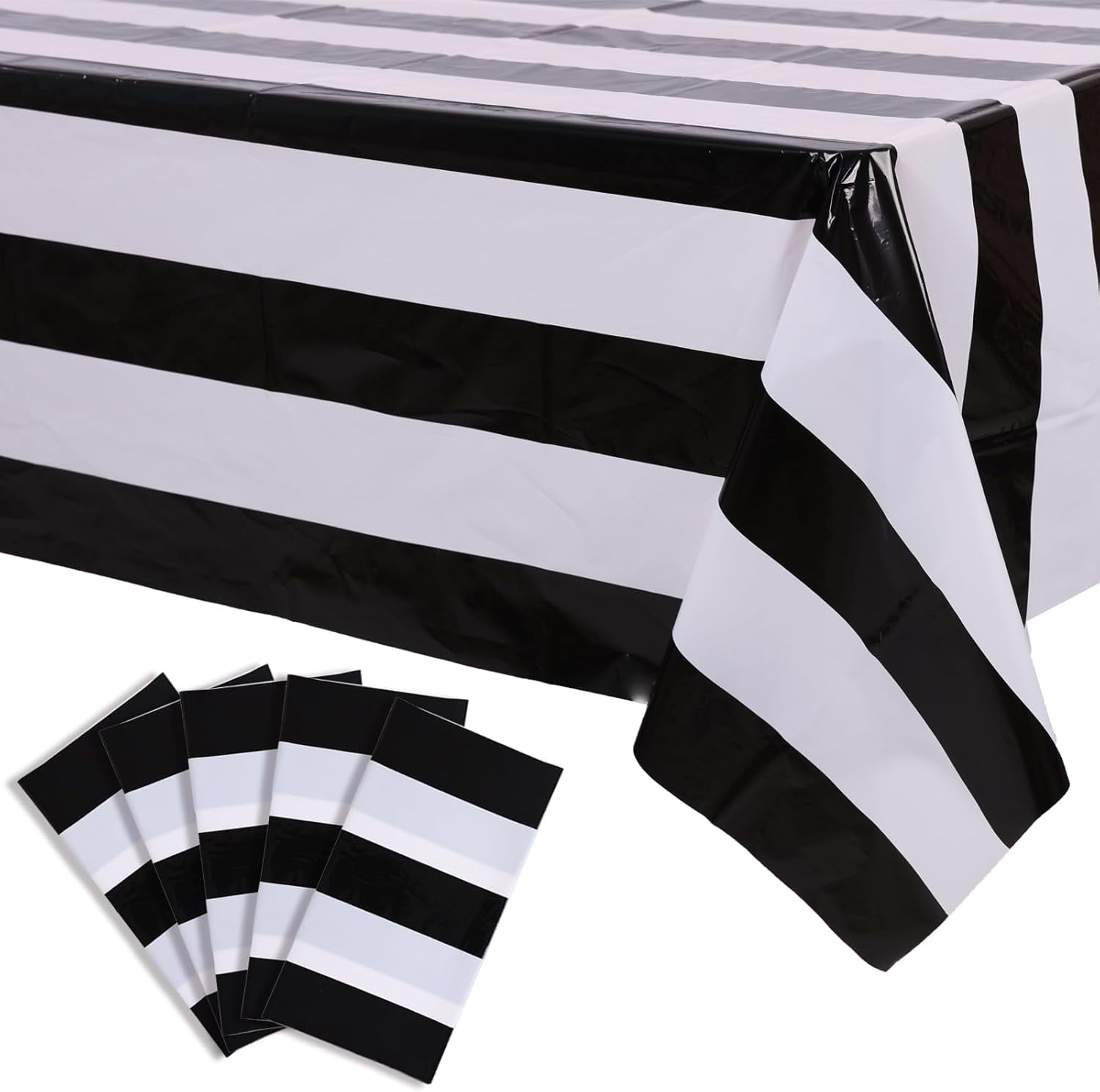 3 Packs Ombre Pink Tablecloth 54 x 108 Inch Gradient Pastel Pink Table