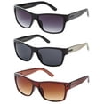 thumbnail image 1 of 3 Packs Plastic Rectrangular Fashion Sunglasses for Men, 1 of 1