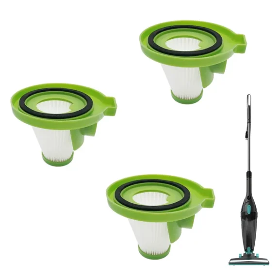 3 Packs Replacement HEPA Filters for IonVac ZipVac 8842 3-in-1 Lightweight Corded Stick Vacuum Cleaner Accessory Parts