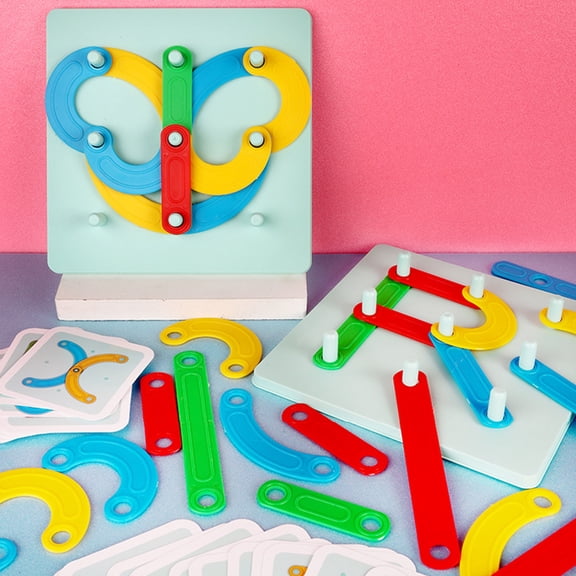 3 Packs STEM Building Toys for , Educational Construction Engineering Learning Set, Creative Geometry Puzzle Blocks, Classroom Montessori Manipulatives, Fine Motor Skills Development, Gift for