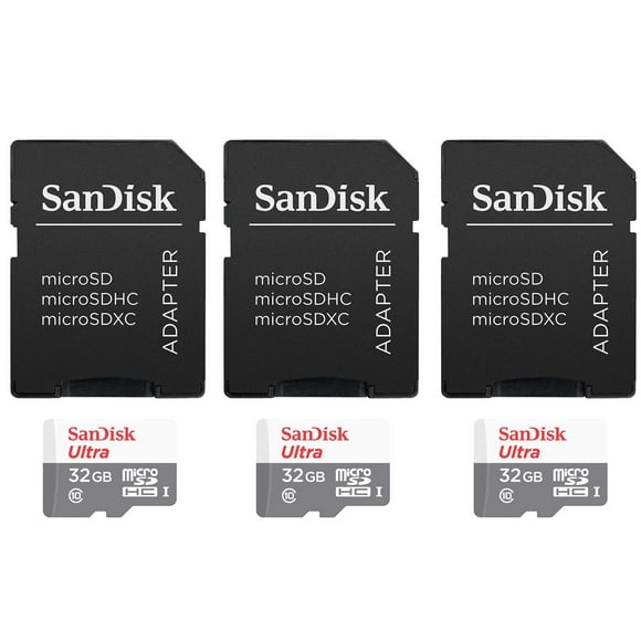 Sandisk 32 gb ultra plus class 10 uhs1 sdhc memory card walmart
