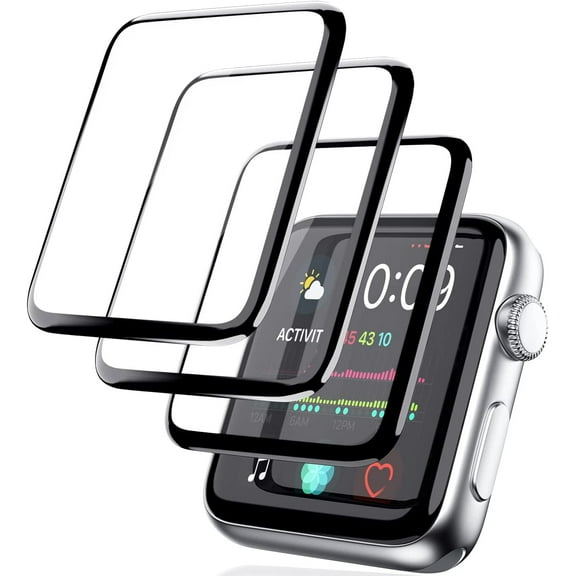 3 Packs Screen Protector Compatible with Apple Watch 45mm Series 7 HD Screen Protector Anti-Scratch Bubble Free Screen Protector