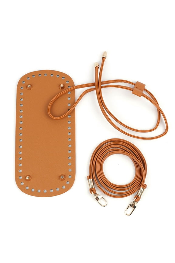 3 Packs Set PU Leather Bag Bottom DIY Purse Making Accessories Knitting Crochet Bags DIY Crochet Bucket Bag