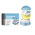 thumbnail image 1 of 3 Packs Shoes Cleaning Paste, Multipurpose Stain Remover for Sneakers, White Shoes, Leather, Canvas & Car Interior, No-Wash Formula, Quick Clean & Protect, Deodorizing Shoe Cleaner Kit with Sponge, 1 of 9