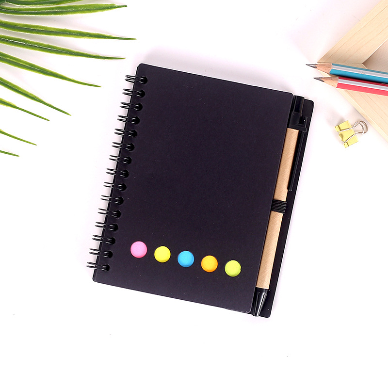 3 Packs Spiral Notebook Steno Pads Lined Notepad With Pen In Holder