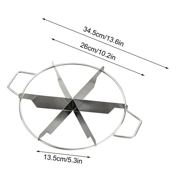 3 Packs Stainless Steel Cake Divider with Multiple Blades for Perfect Slices Pizza Layered Cake Circular Cutter Kitchen Baking Tool Durable and Safe