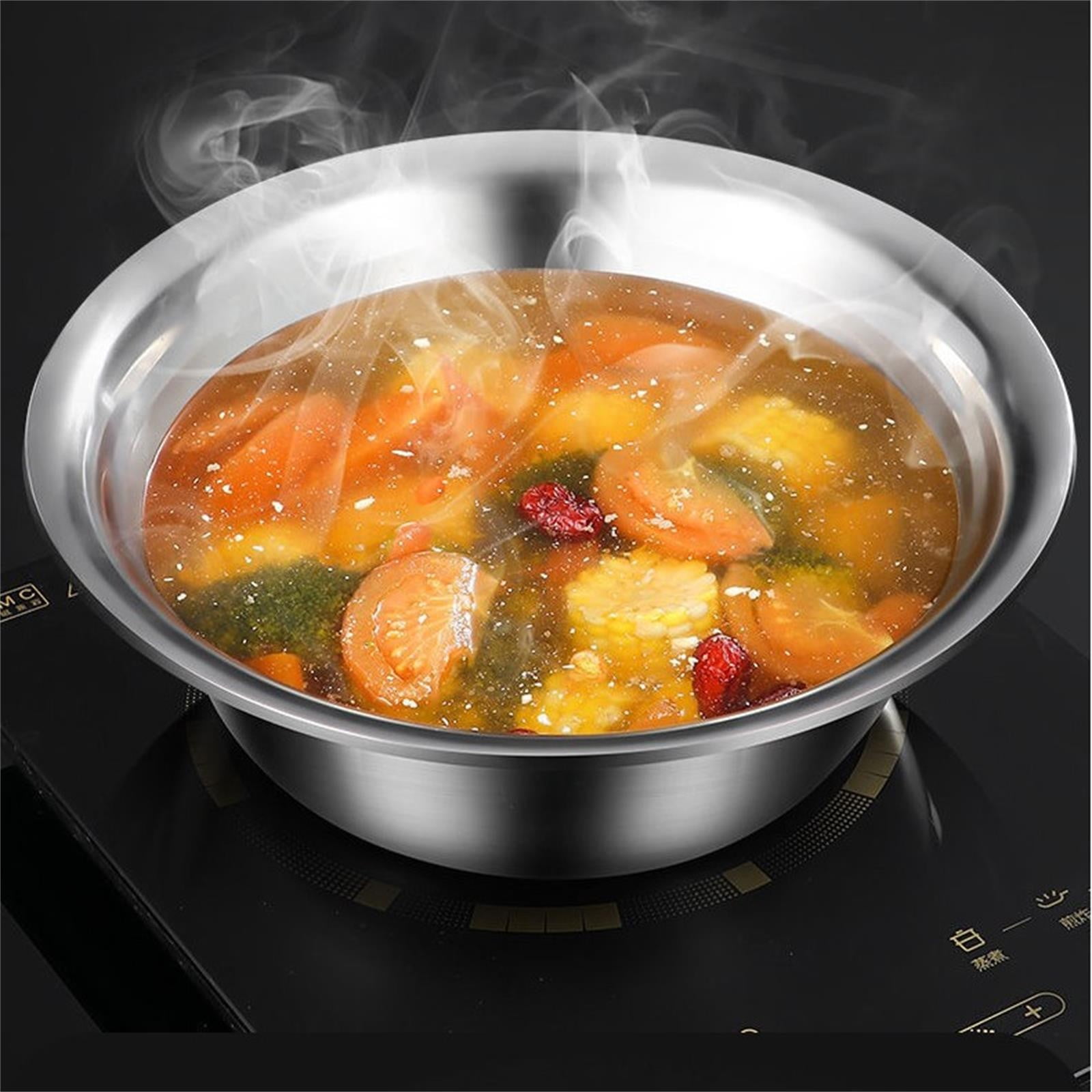 3 Packs Stainless Steel Colander Filter Set with Slicer Shredder Bowl ...