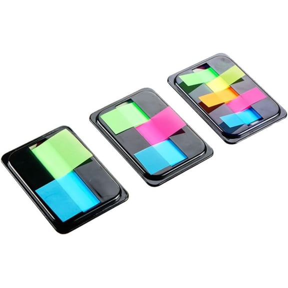 3 Packs Sticky Notes for Books Pet Tags Colored Labels Page Marker Tabs Book Page Marker Today Marker for Planner Staples Page Markers Neon Tabs Color Page Markers Pet Notes Boxed