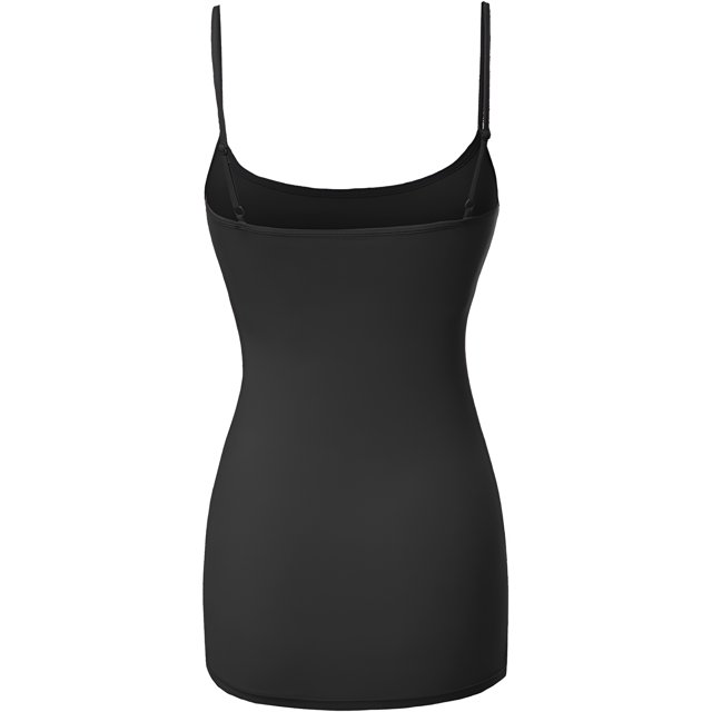 3 Packs - TheLovely Womens & Plus Sizes Basic Solid Long Length Adjustable Spaghetti Strap Tank Top Camisoles
