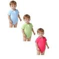thumbnail image 1 of 3 Packs Toddler Clothes for Boys Infant Bodysuit Soft Collar Base Onesie Pajamas Baby Boy's Clothing 24 Months, 1 of 8