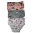 thumbnail image 1 of 3 Packs Toddler Little Girls Kids Underwear Cotton Briefs Size 2T 3T 4T 5T 6T, 1 of 4