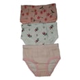 thumbnail image 1 of 3 Packs Toddler Little Girls Kids Underwear Cotton Briefs Underpants Size 2T 3T 4T 5T 6T 7T, 1 of 4