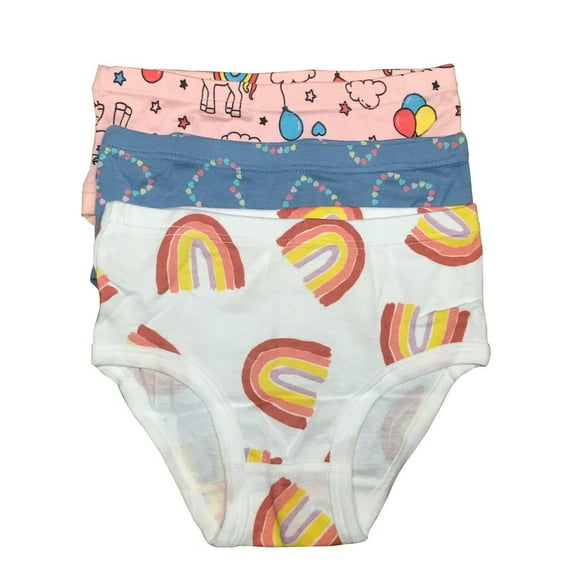 3 Packs Toddler Little Girls Underwear Brief Cotton Panties Size 2T 3T 4T 5T 6T