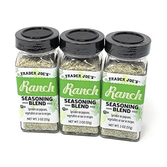 3 Packs  Ranch Seasoning Blend Sprinkle on Popcorn 2 oz Each Pack
