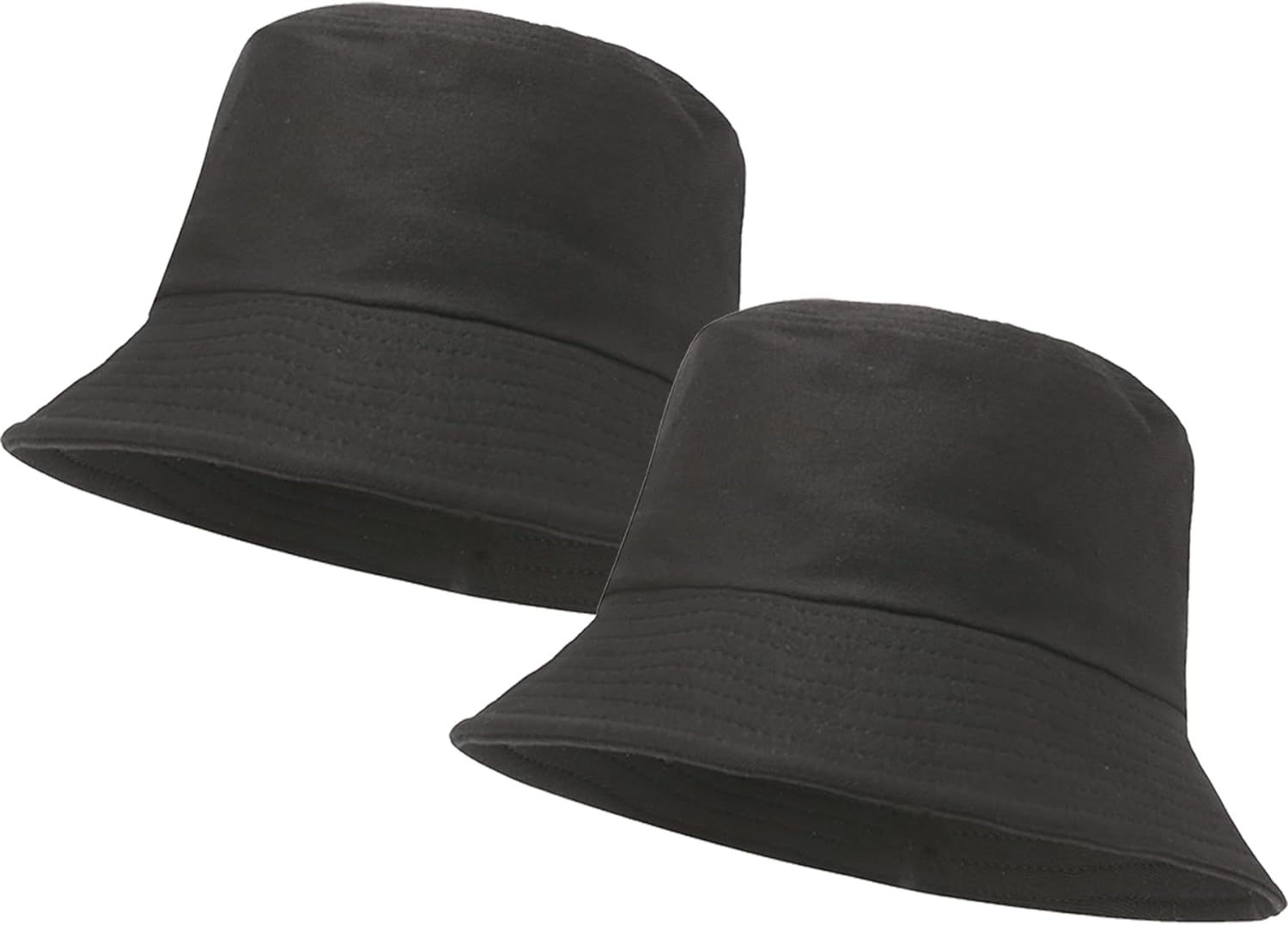 3 Packs Unisex Athletic Bucket Hat Solid Colors Sun Hat with  display picture 2