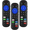 thumbnail image 1 of 3 Packs Universal for Roku TV Remote, Replacement for TCL/Onn/Hisense/Element/Sharp/Haier/Hitachi/LG/Sanyo/JVC/Magnavox/RCA/Westinghouse Roku TV Remote with 8 Shortcuts, 1 of 4