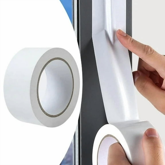 3 Packs White Window Weather Sealing Tape, For Keep Out Drafts Cold Air 5Mm*10M