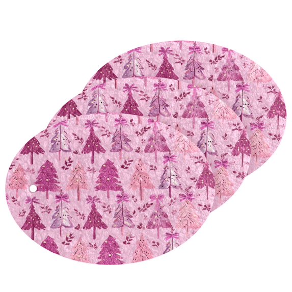 3 Packs of Wood Pulp Cotton Dishwashing Sponge 3.54x2.56 Inch Dishwashing Sponge Household Cleaning Sponge Kitchen Utensils Clean Use Beautiful Pink Christmas Little Green Dinosaurtree