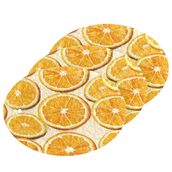 3 Packs Of Wood Pulp Cotton Dishwashing Sponge 3.54x2.56 Inch ...