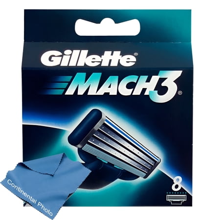 3 Packs of 8 Gillette Mach3 Mach 3 Razor Blades Refill Cartridges