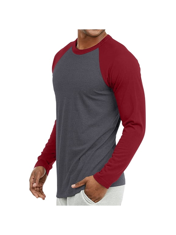 3 Packs of TOP PRO Men & Women Long Sleeve Baseball Raglan Tee Shirt Top (S-3XL)