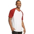 thumbnail image 1 of 3 Packs of TOP PRO Men & Women Short Sleeve Baseball Raglan Tee Shirt Top, 1 of 4