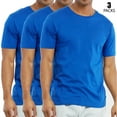 thumbnail image 1 of 3 Packs of TheLovely Men's Crew Neck Lightweight Short Sleeve Tee Soft Jersey Shirt Top, 1 of 5