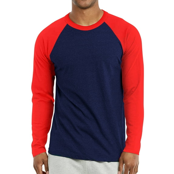 3 Packs of Top Pro Men & Women Long Sleeve Baseball Raglan Tee Shirt Top (S-3XL)