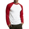 thumbnail image 1 of 3 Packs of Top Pro Men & Women Long Sleeve Baseball Raglan Tee Shirt Top (S-3XL), 1 of 4