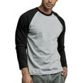 thumbnail image 1 of 3 Packs of Top Pro Men & Women Long Sleeve Baseball Raglan Tee Shirt Top (S-3XL), 1 of 4