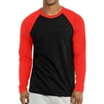 thumbnail image 1 of 3 Packs of Top Pro Men & Women Long Sleeve Baseball Raglan Tee Shirt Top (S-3XL), 1 of 4