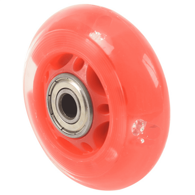 3 Pair 8mm Dia 608ZZ Bearing Inline Scooter Skating Skate Wheel Red