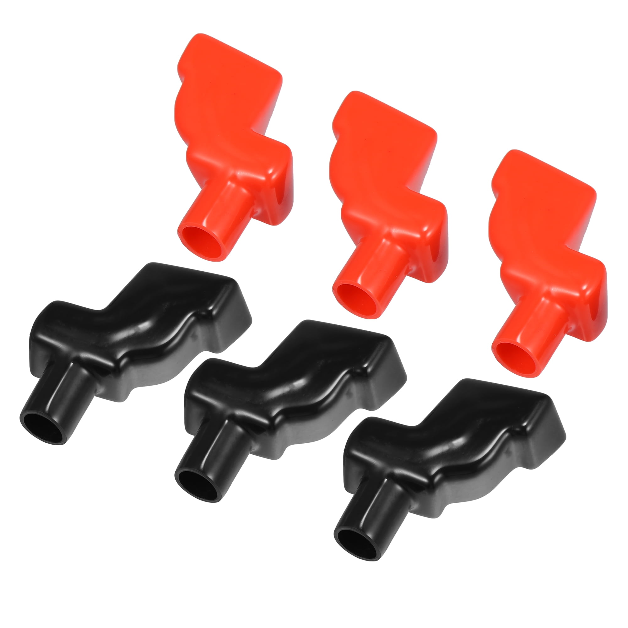 3 Pair Battery Terminal Insulation Covers 70mm Length 15mm 0.59" Car