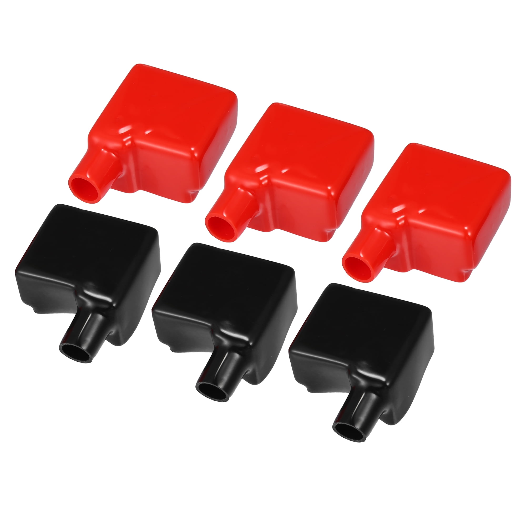 3 Pair Battery Terminal Insulation Covers 80mm Length 15mm 0.59" Car