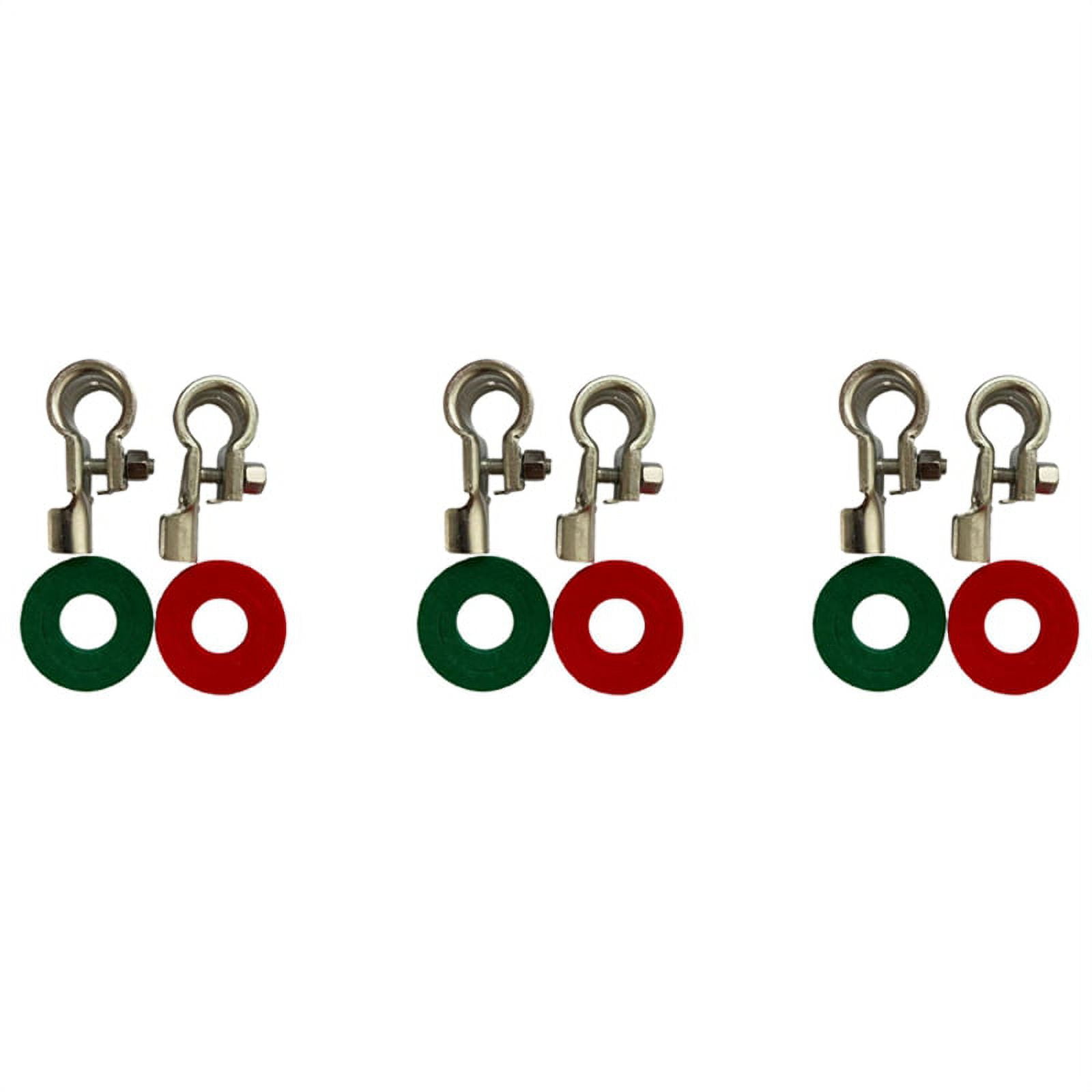 3 Pair Battery Terminals Connectors Copper Battery Terminal Kit with