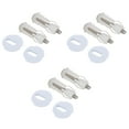 3 Pair DIY Plastic Toilet Seat Screw Set Fixings Fitting Accessory