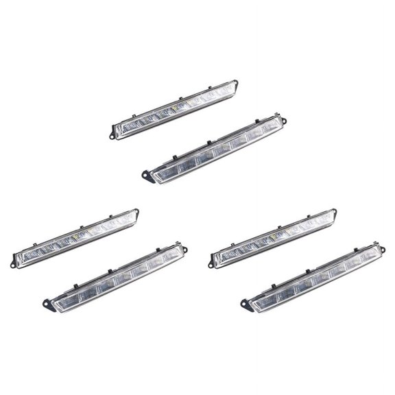 3 Pair LED Daytime Running Light for X164 GL350 GL450 GL500 LED Fog DRL A1649060351 A1649060451