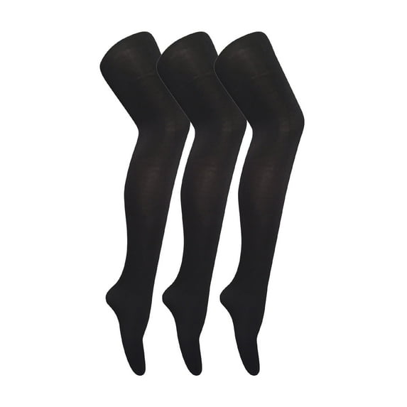 3 Pair Multipack Womens Coloured Opaque 80 Denier Tights | Sock Snob | Plain Block Colour Tights