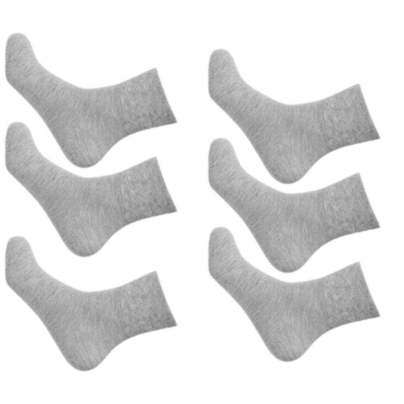 3 Pair Quarter Socks for Women Mens Not Binding Top Loose Wide Mouth Casual Cotton Short Ankle Socks