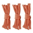 thumbnail image 1 of 3 Pair Round Reflective Rope Shoelaces Replacement Boot laces for Sneakers Boots, 1 of 7