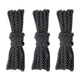 thumbnail image 1 of 3 Pair Round Reflective Rope Shoelaces Replacement Boot laces for Sneakers Boots, 1 of 7