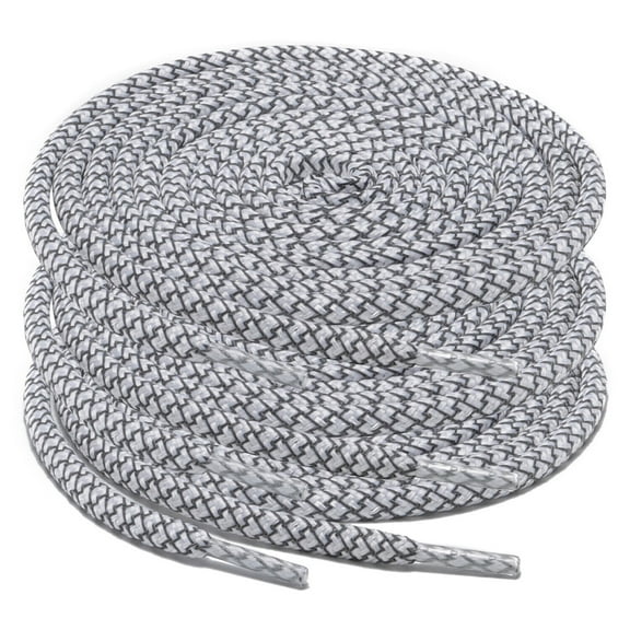 3 Pair Round Reflective Shoe laces Replacement Rope for Sneakers Running Shoes