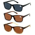 thumbnail image 1 of 3 Pair Sunglasses Readers For Men Women - Outdoor Tinted Reading Glasses - NOT BIFOCAL +4.00, 1 of 3