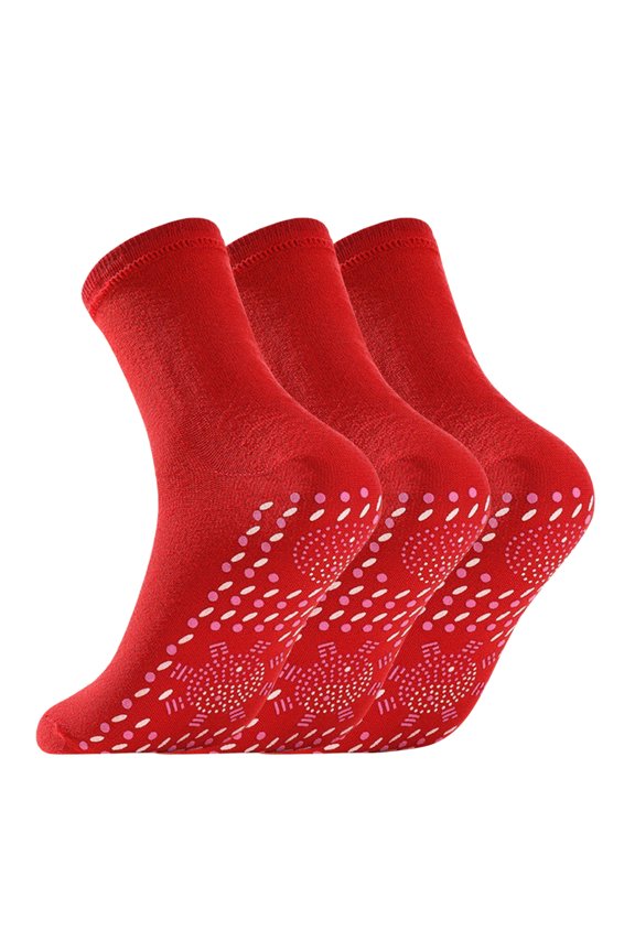 3 Pair Of Tourmalines Heating Health Socks Tourmalines Health Socks Tourmalines Health Socks Magnetic Heating Socks Foot Massage Thermotherapeutic Socks