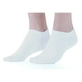 thumbnail image 1 of 3 Pair Women's White Buster Brown Low Cut Cotton Socks - Fits Shoe Sizes 11-12, 1 of 3