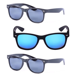3 Pair of Unisex Reading Sunglasses - Full Frame Sun Readers (non bifocal) - Black/Blue - 2.50