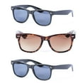 thumbnail image 1 of 3 Pair of Unisex Reading Sunglasses - Full Frame Sun Readers (non bifocal) - Black/Tortoise - 2.75, 1 of 7