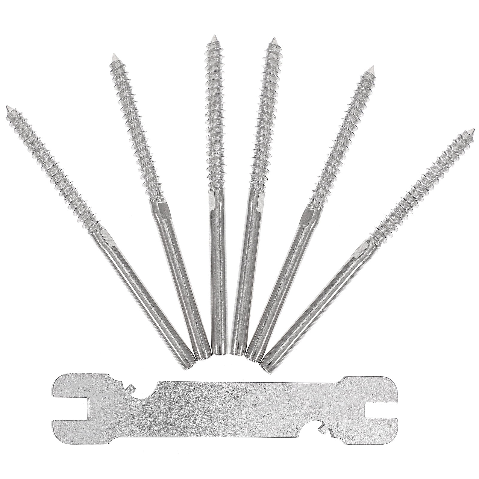 Thread Rod Cable iFundom Cable Stair Railing Kit with 3 Pairs Handrails and Easy to ...